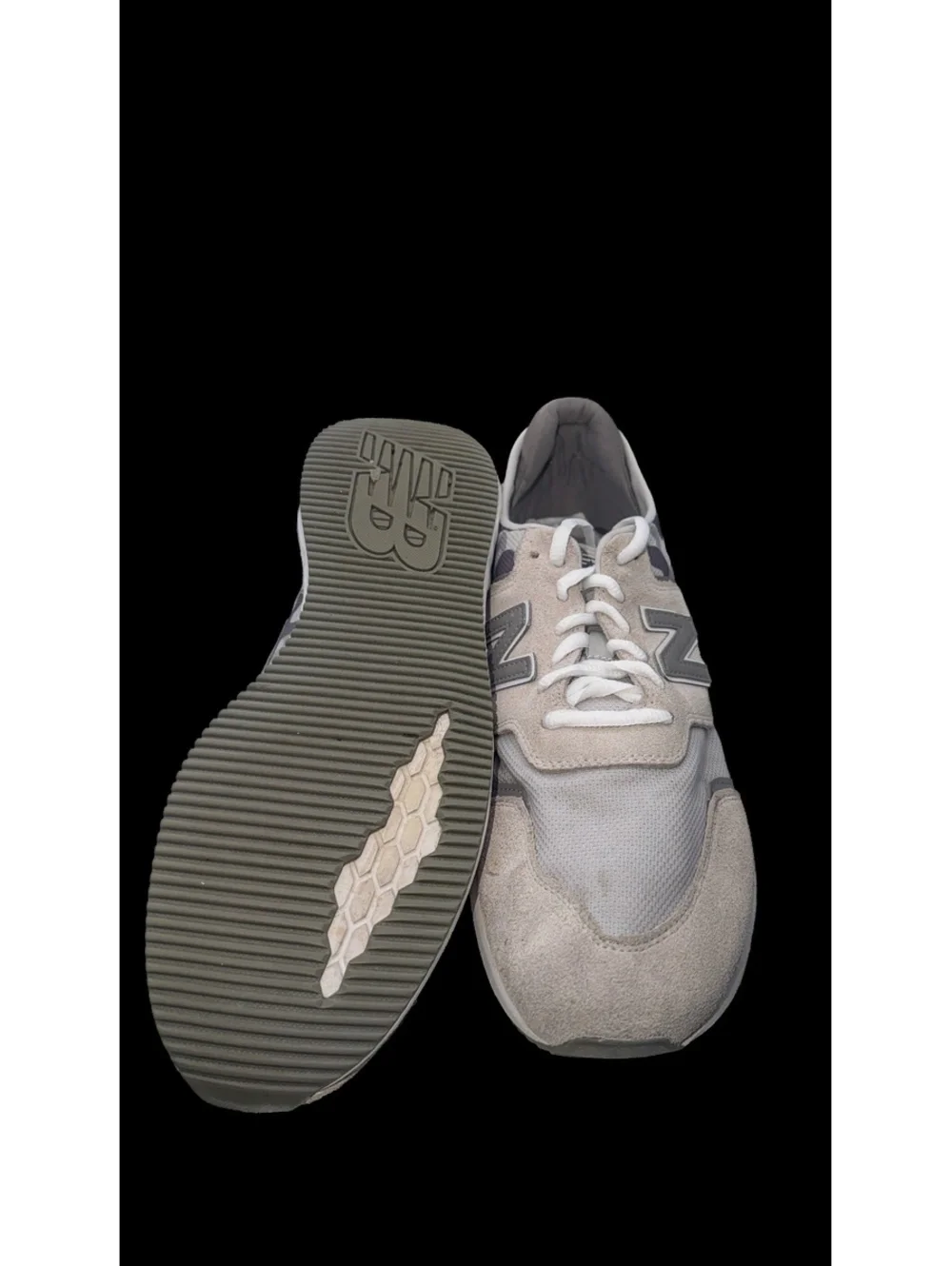 New Balance Men's Running Shoes Gray Camouflage Accent Size 10